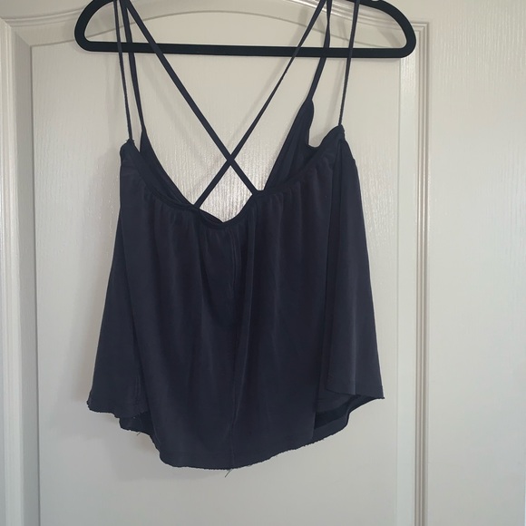 Super soft and cute grey free people tank - Picture 2 of 3
